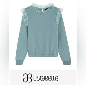 Girls' Sage Ruffle Long-Sleeve Top